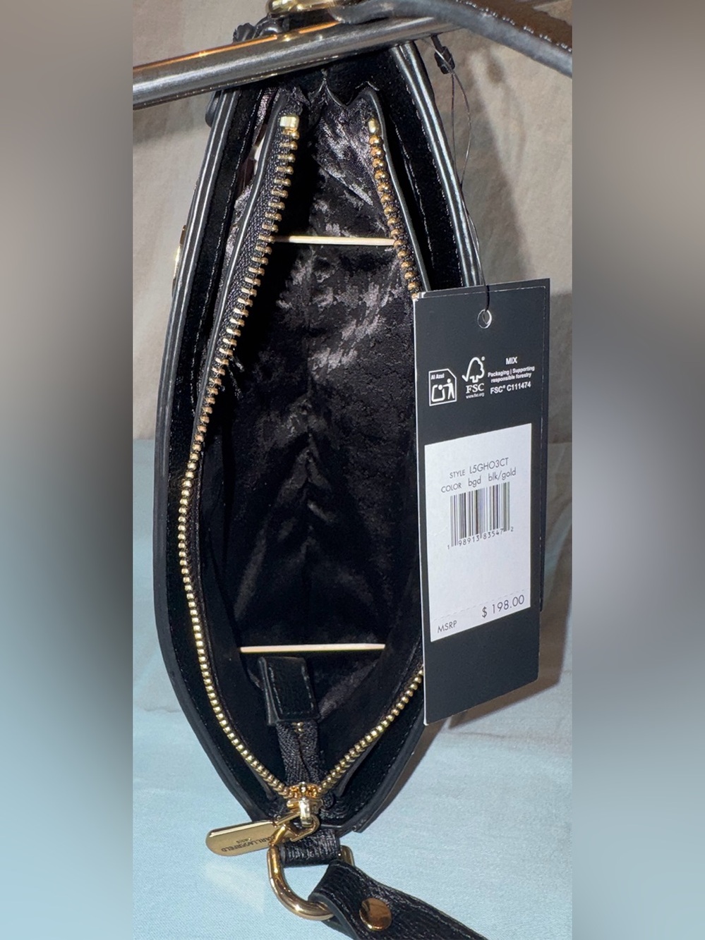 Karl Lagerfeld Paris Embellished Leather Shoulder Bag - NWT | Karl & Choupette - Picture 8 of 12